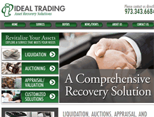 Tablet Screenshot of idealtrade.com